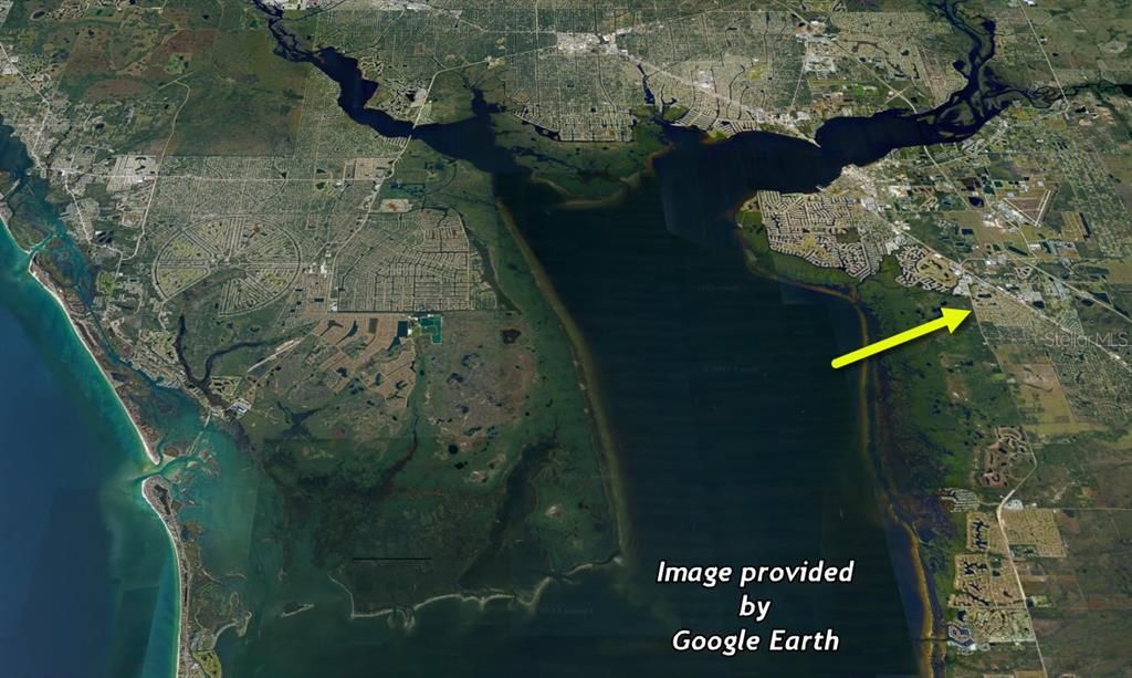 Aerial location of home location in Punta Gorda