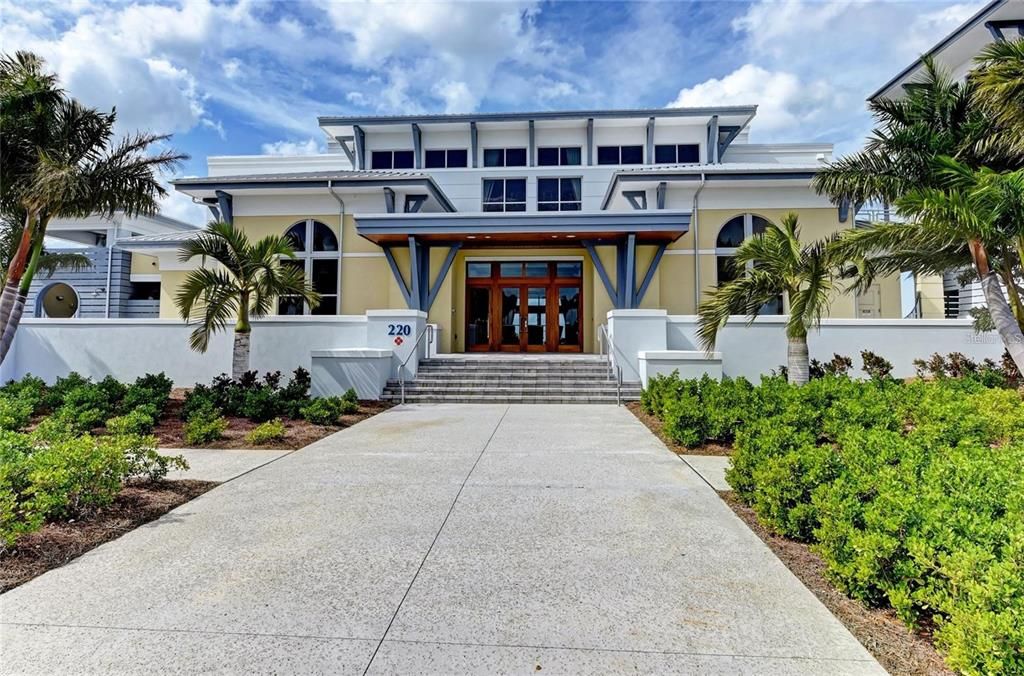 Clubhouse Entrance