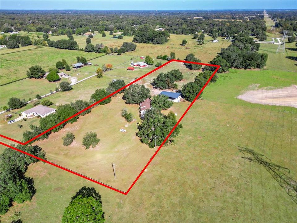 7+ acres of property