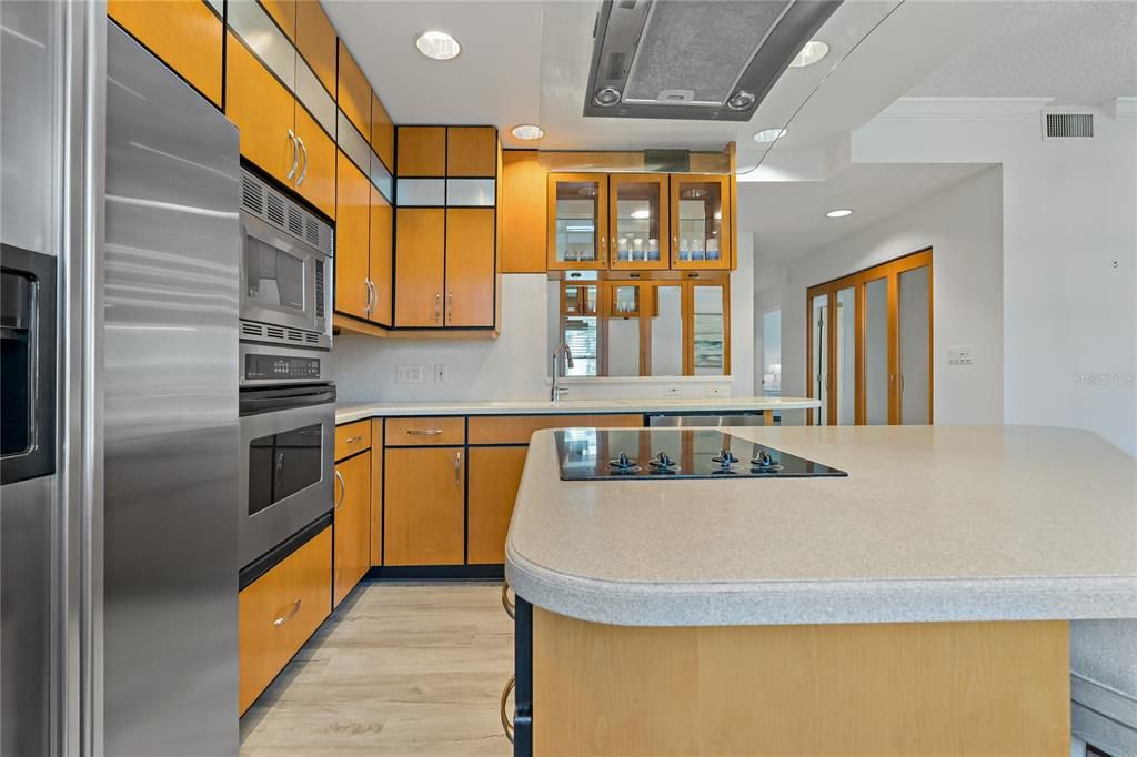 Lots of storage in this beautiful kitchen