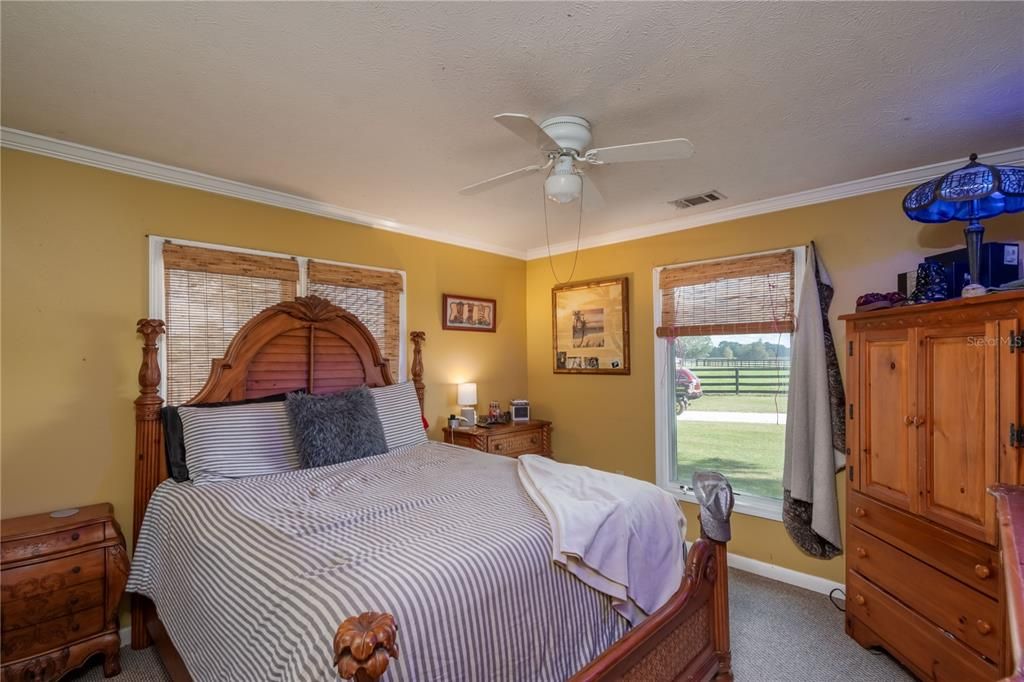 Bedroom in barn apartment