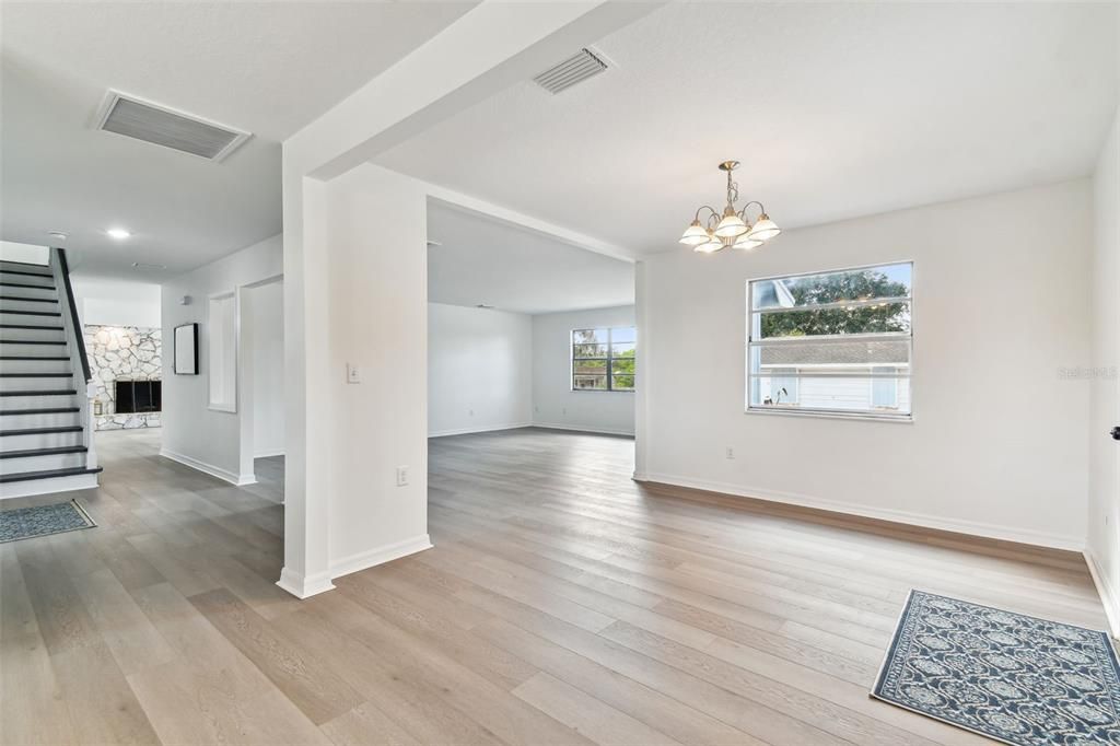 Dining Room/Living Room Combo