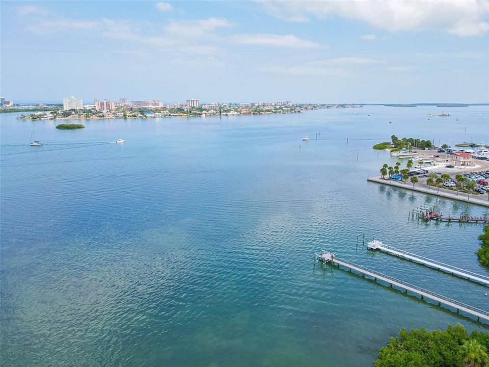 Studios are across the street from the intercoastal waterway