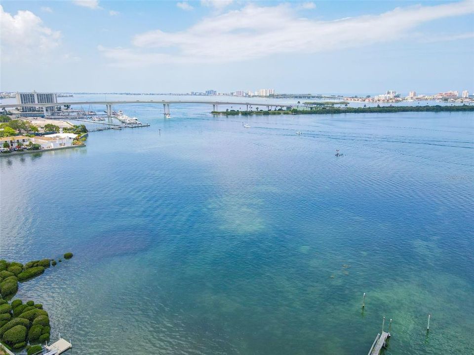 Studios are across the street from the intercoastal waterway