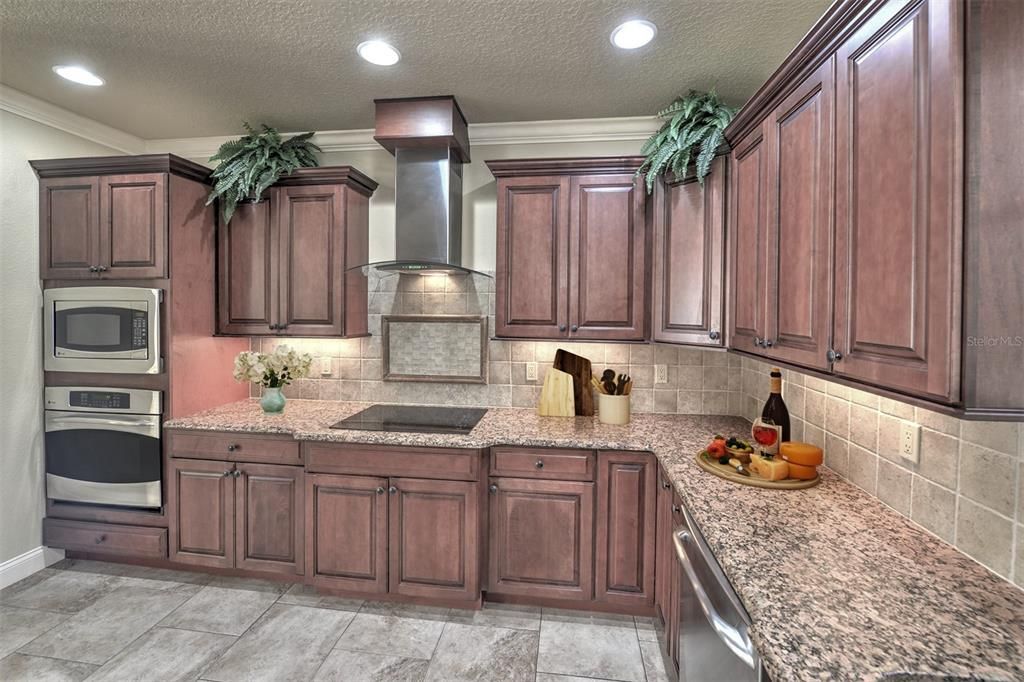 Real wood cabinetry.