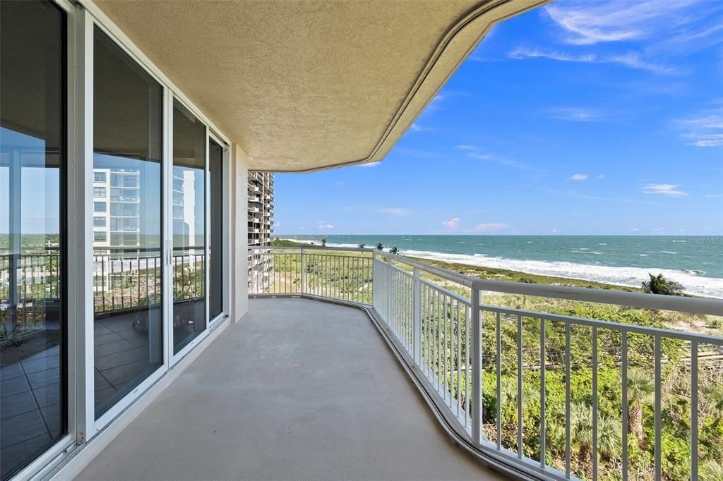 Ocean View from Balcony