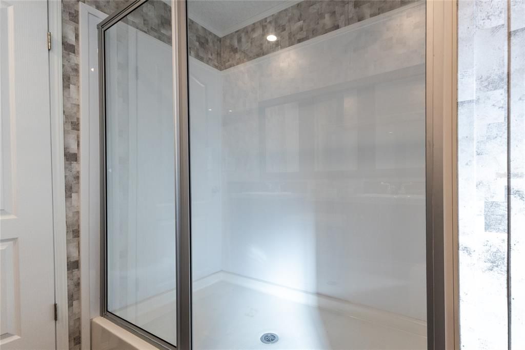 Owners bath with Large walk in shower