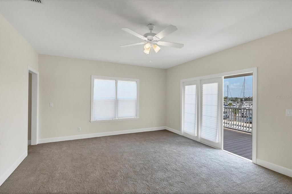 Master Bedroom with Water View!