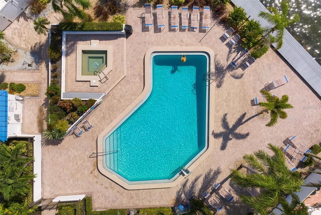 Relax in very large pool overlooking the intercoastal.
