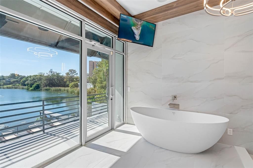 Fully renovated master bathroom