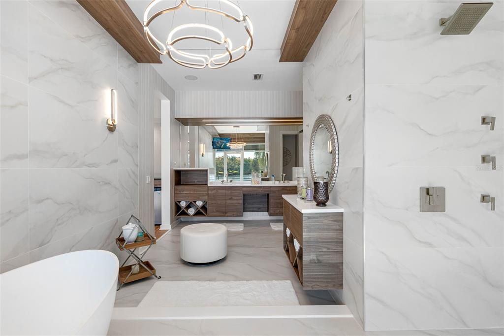 Fully renovated master bathroom