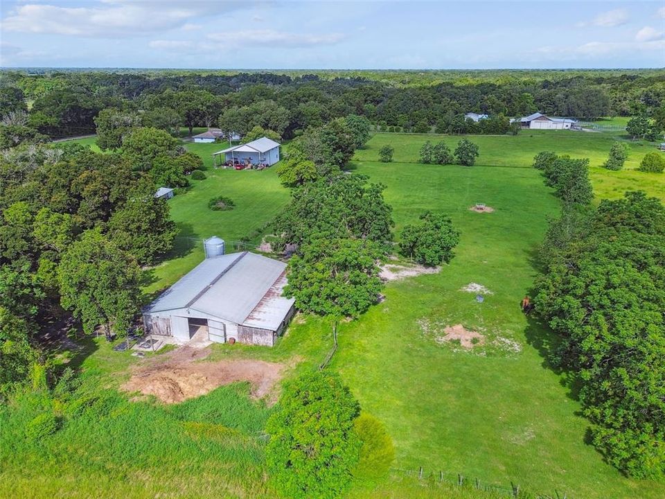 Horse barn