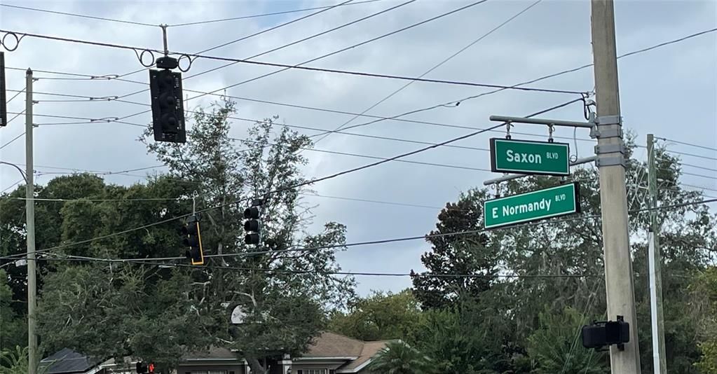 Vacant land is right next to the home that’s on the corner of Saxon blvd and E.Normandy Blvd.