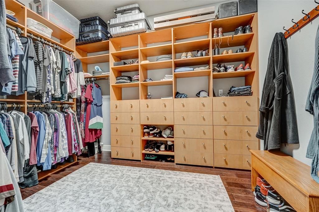 Master closet