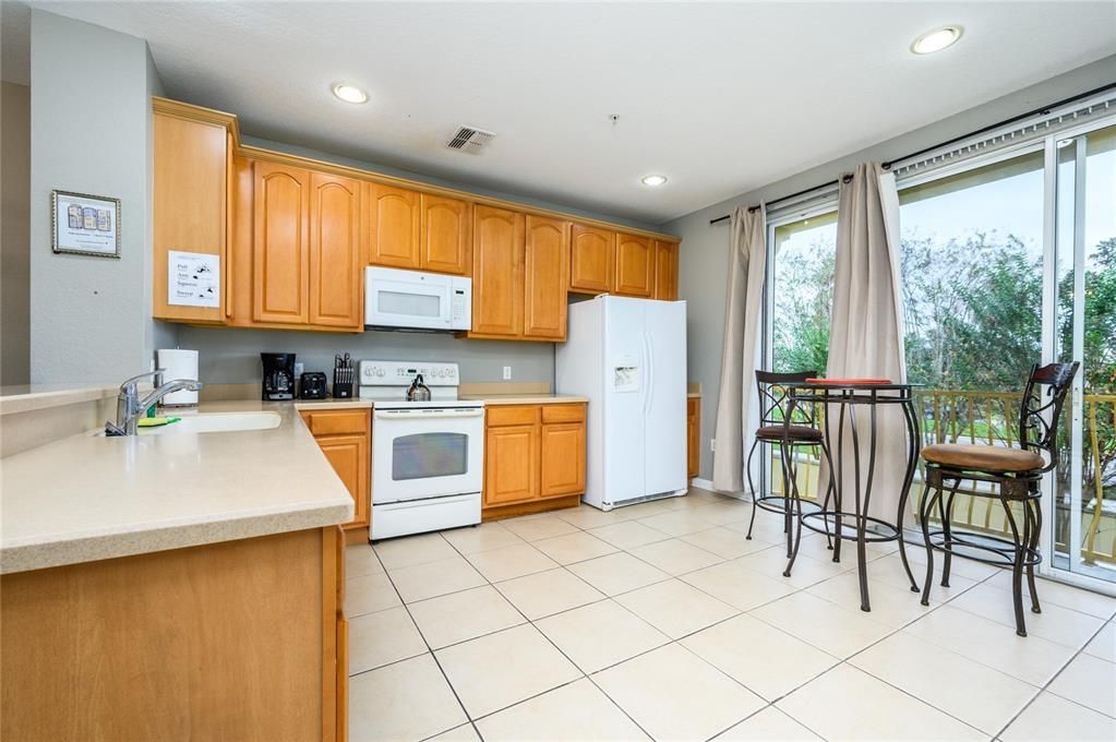 2nd floor - kitchen with balcony