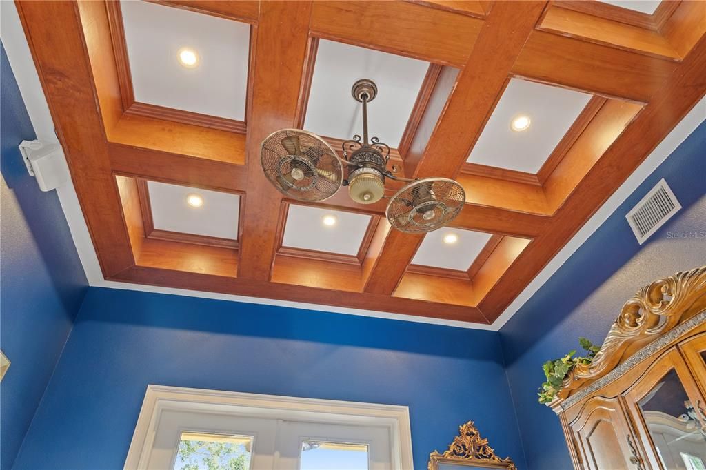 Beautiful Coffered Ceiling