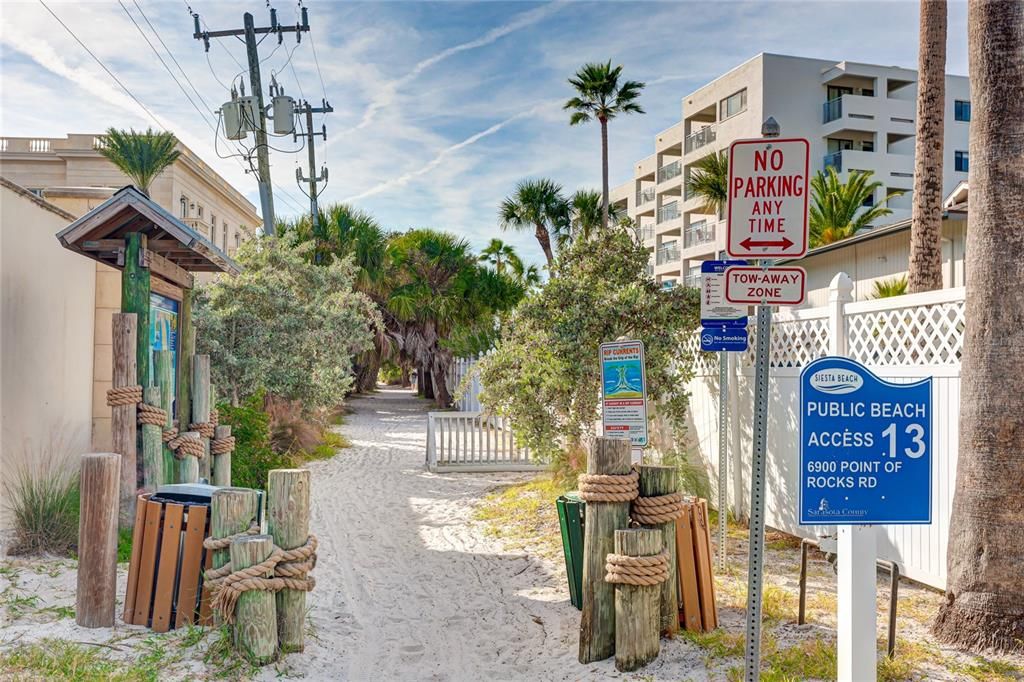 8 steps from Beach Access