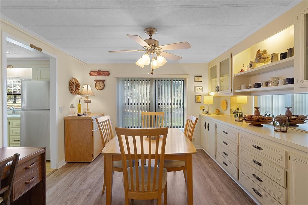 Dining Room  12x12Ft  Plenty of Storage/ Ceiling Fan/  Work Area