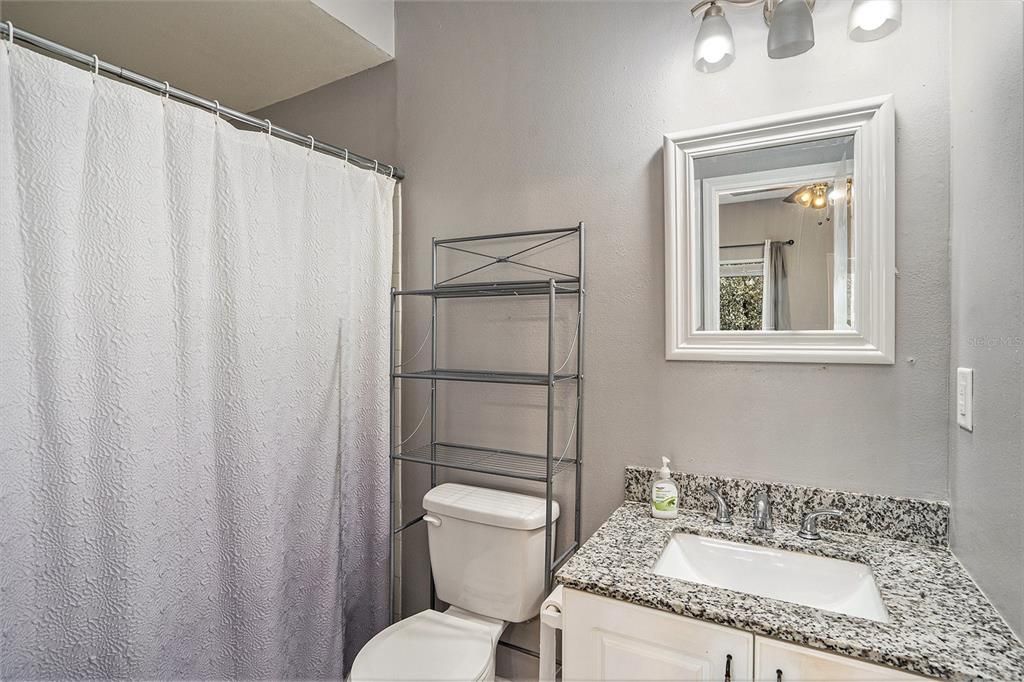 Private master bathroom