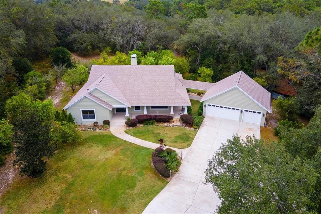 Aerial of Front Exterior