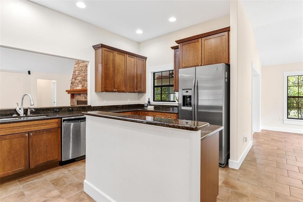 Kitchen with Stainless Steel Appliances