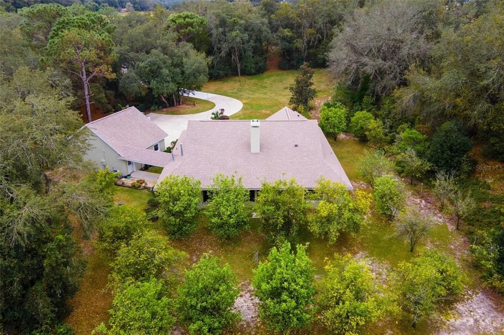 Aerial of Back Exterior