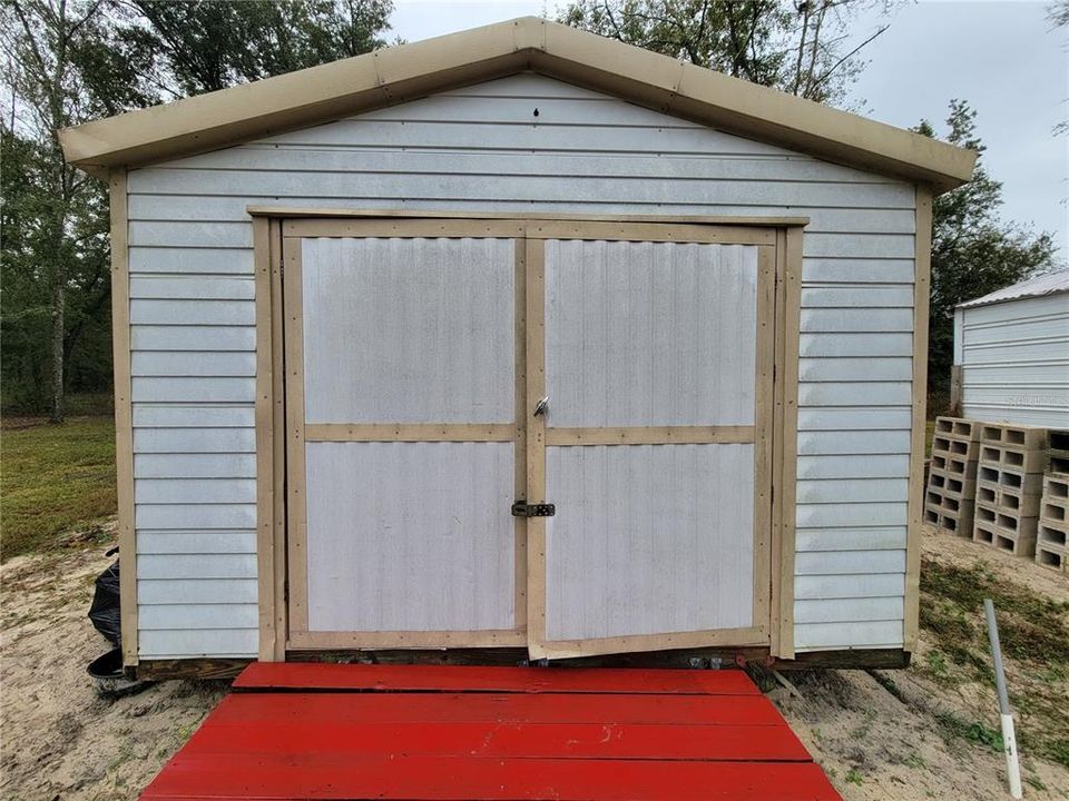 12'x20' shed exterior