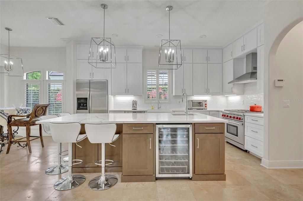 Kitchen with Quartz Island