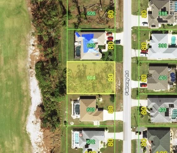 County map of lot