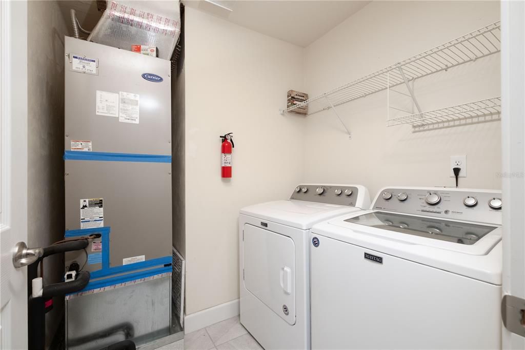 Indoor laundry room