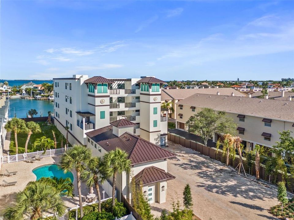 Water views from every residence at Quiet Cove. Every residence is considered a corner unit.