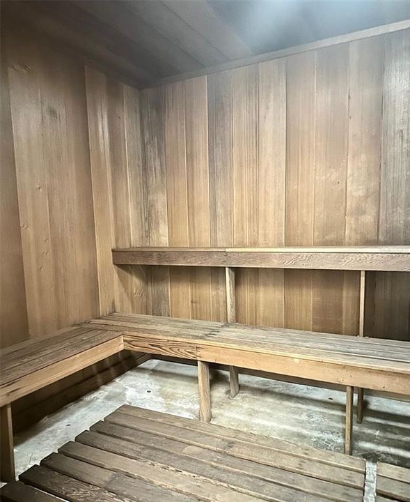 On Site his and hers Saunas