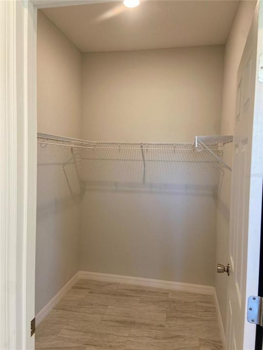 Master walk-in closet