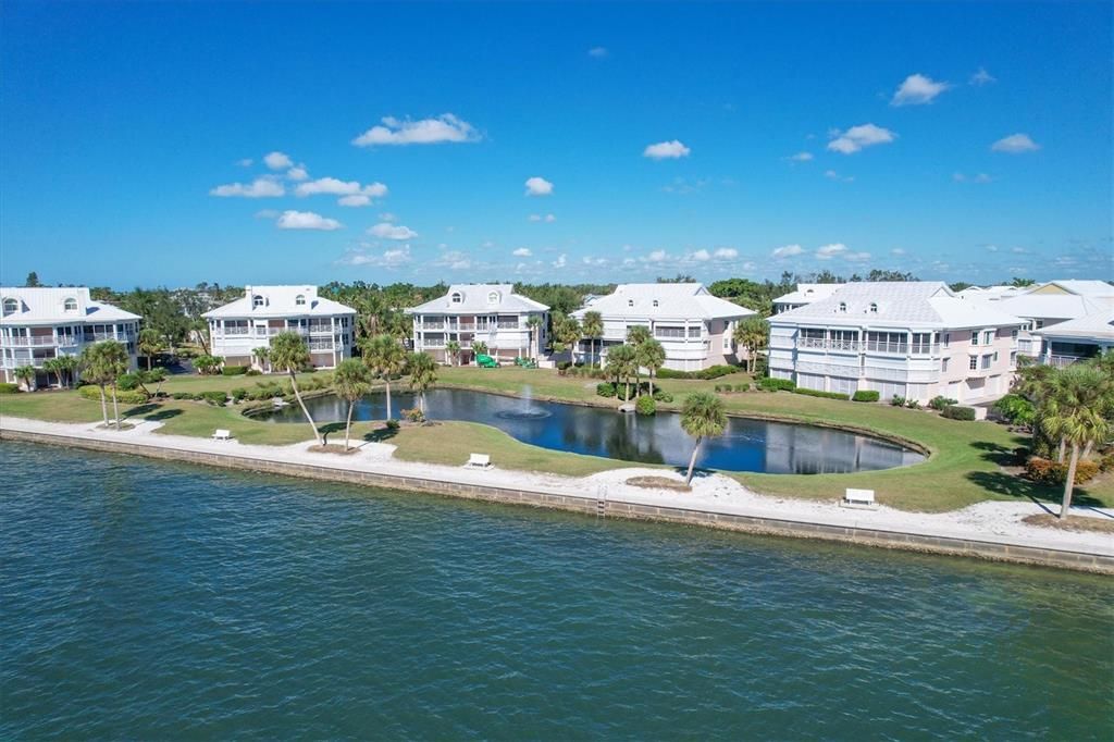 Perfectly situated overlooking a lake and Intracoastal