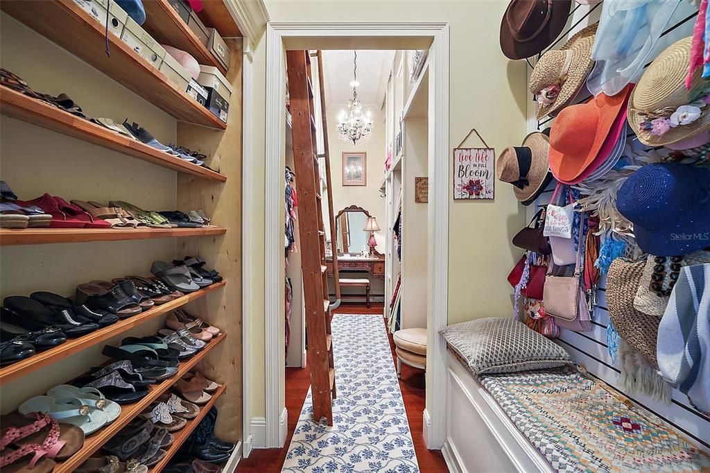 One of the owner's custom closets