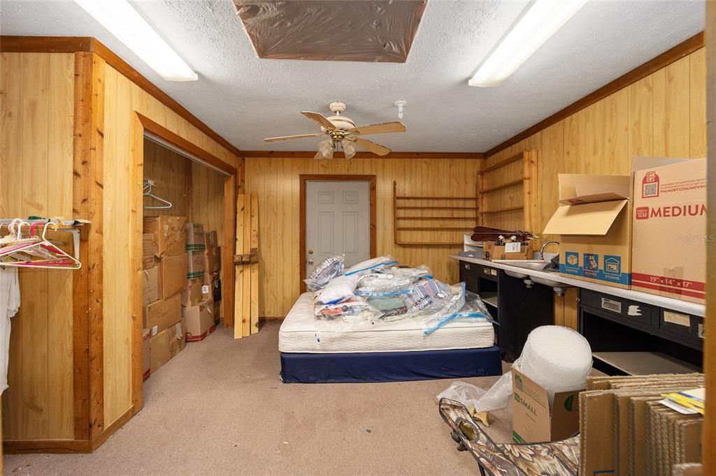 Inside one bedroom outbuilding