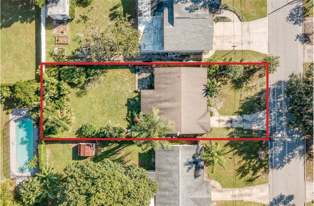 Overhead view 50X134