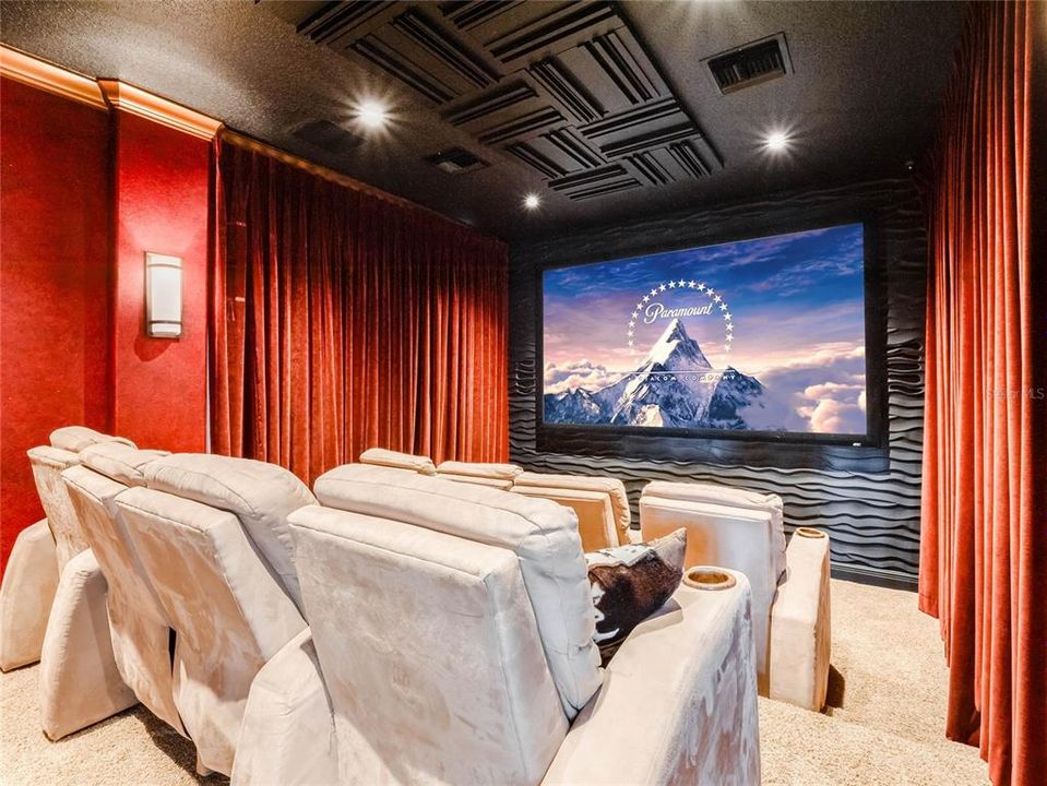 State of Art home theatre makes every night family movie night