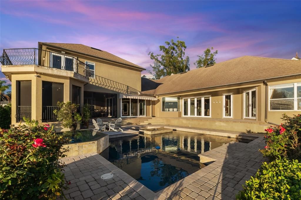 Poolside View