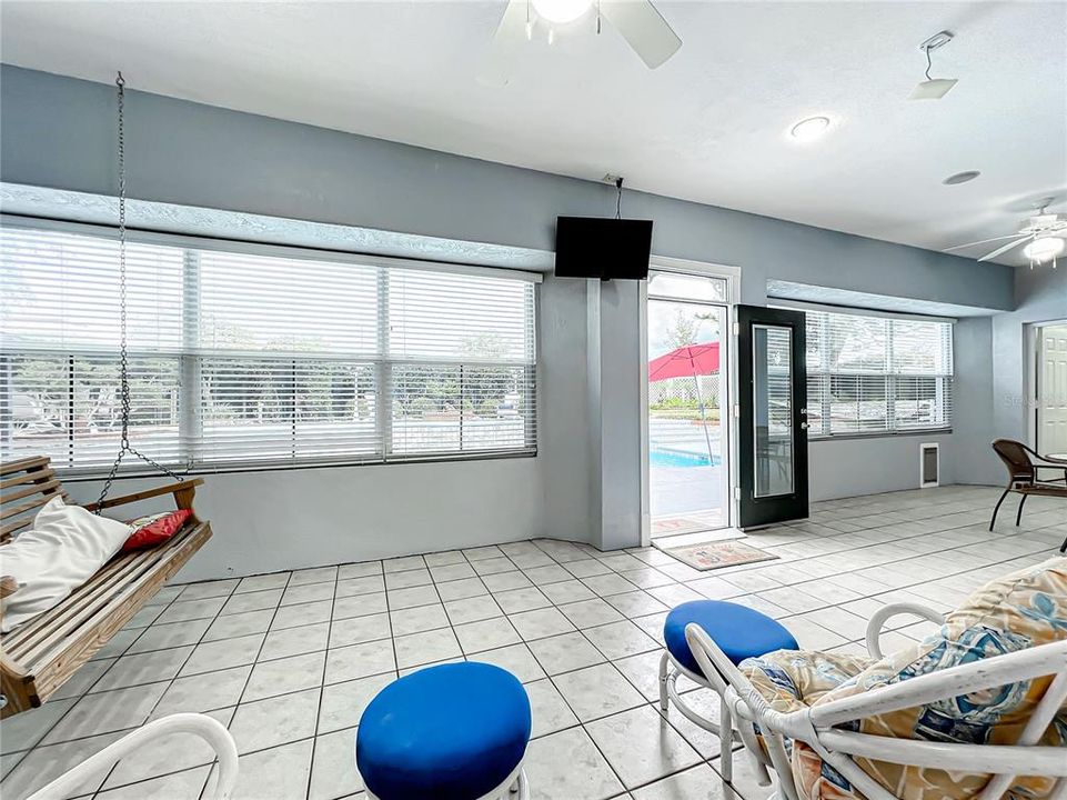 Lots of space in this fully enclosed Florida room