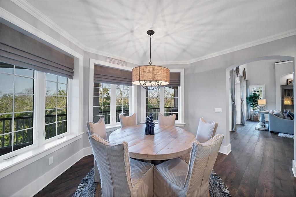Dining Area with Private Views!