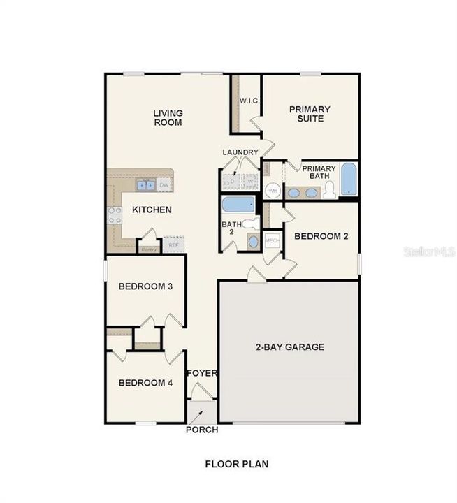 Active With Contract: $306,990 (4 beds, 2 baths, 1449 Square Feet)