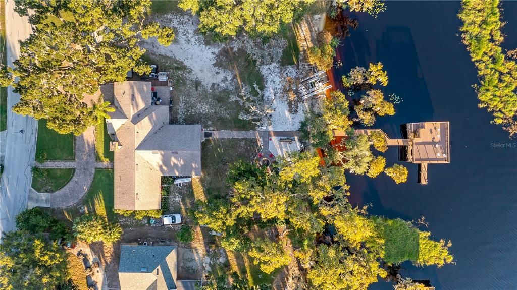 Front aerial of 1241 W. Lakeshore Dr. Clermont, FL