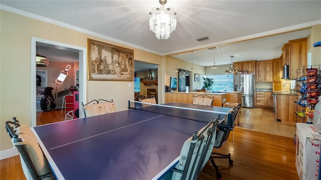 Dining room to kitchen view