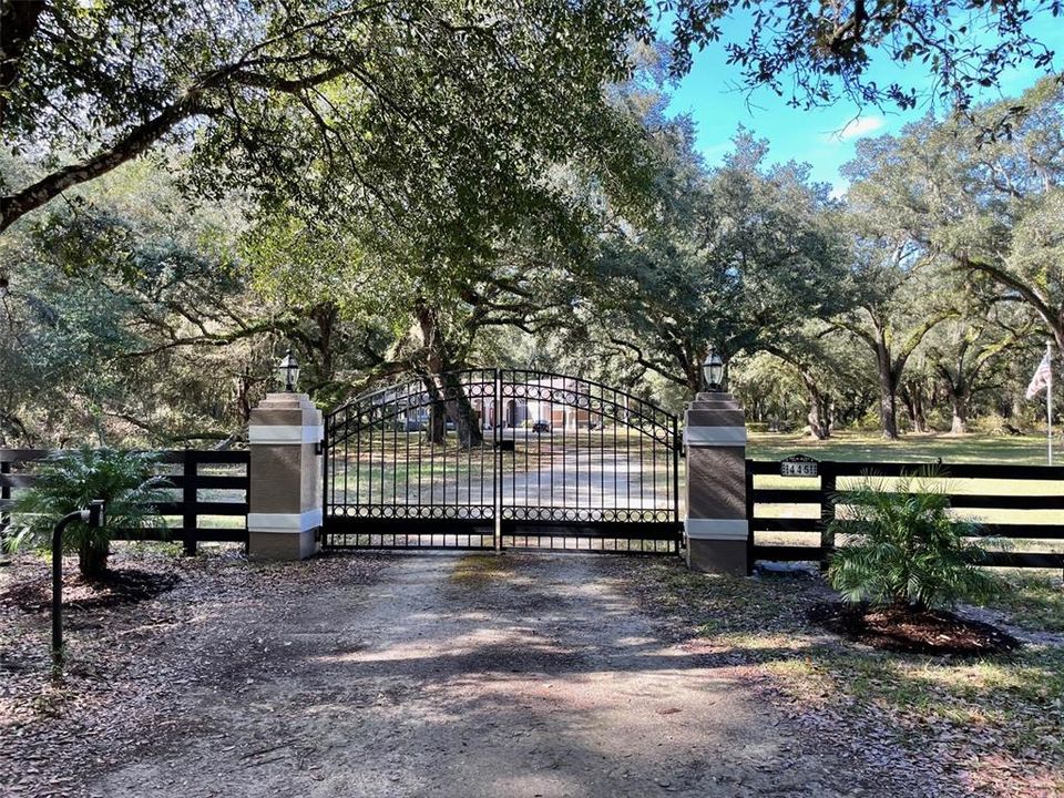 Entry gate view