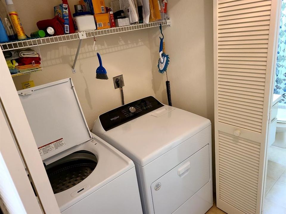 Washer & Dryer in Hall Way