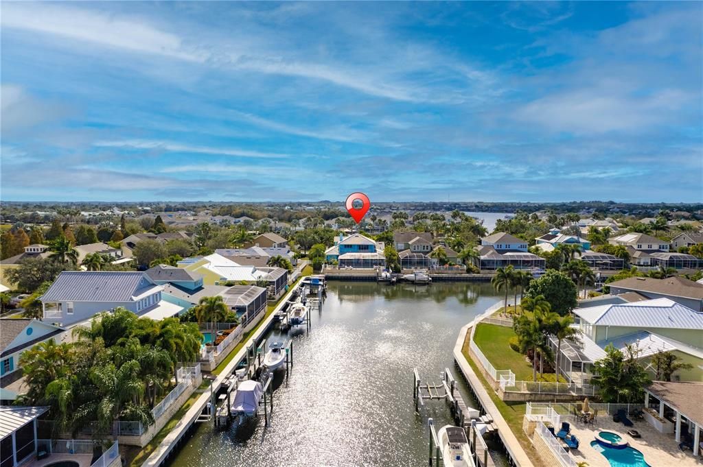 Aerial Canal View