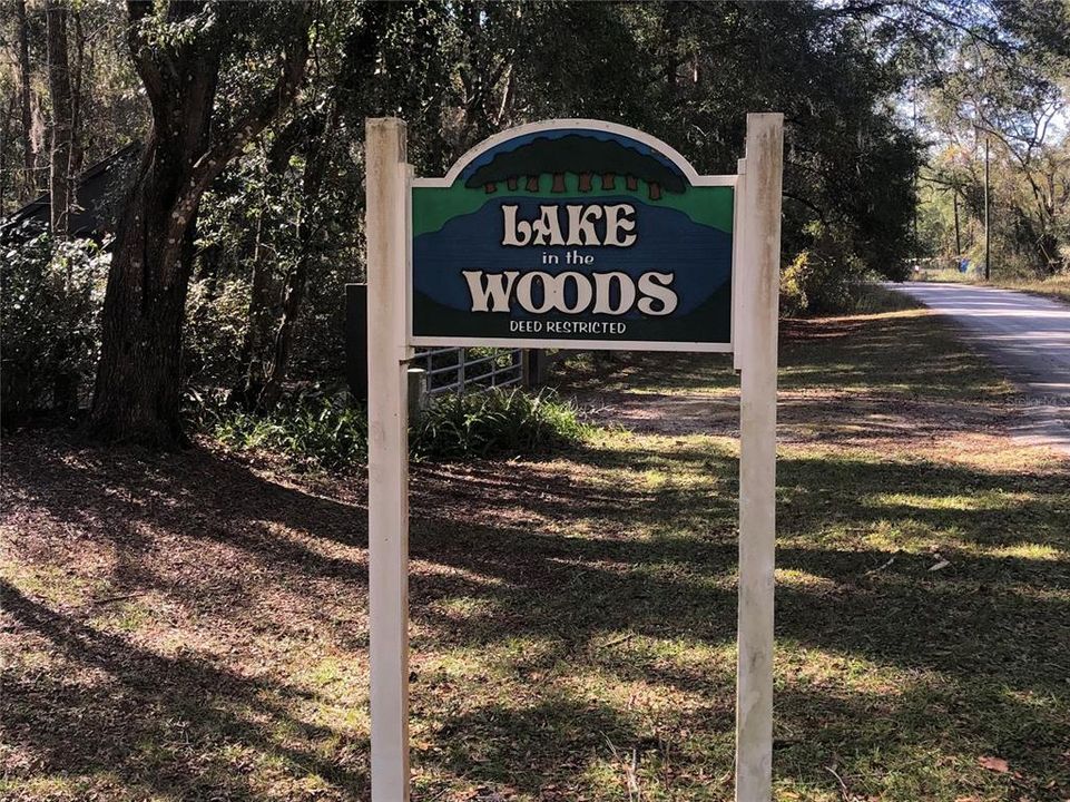 lake in the woods subdivision