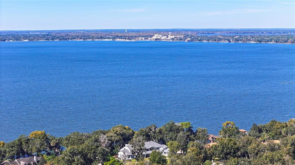 View of Lake Dora and County Capital Tavares
