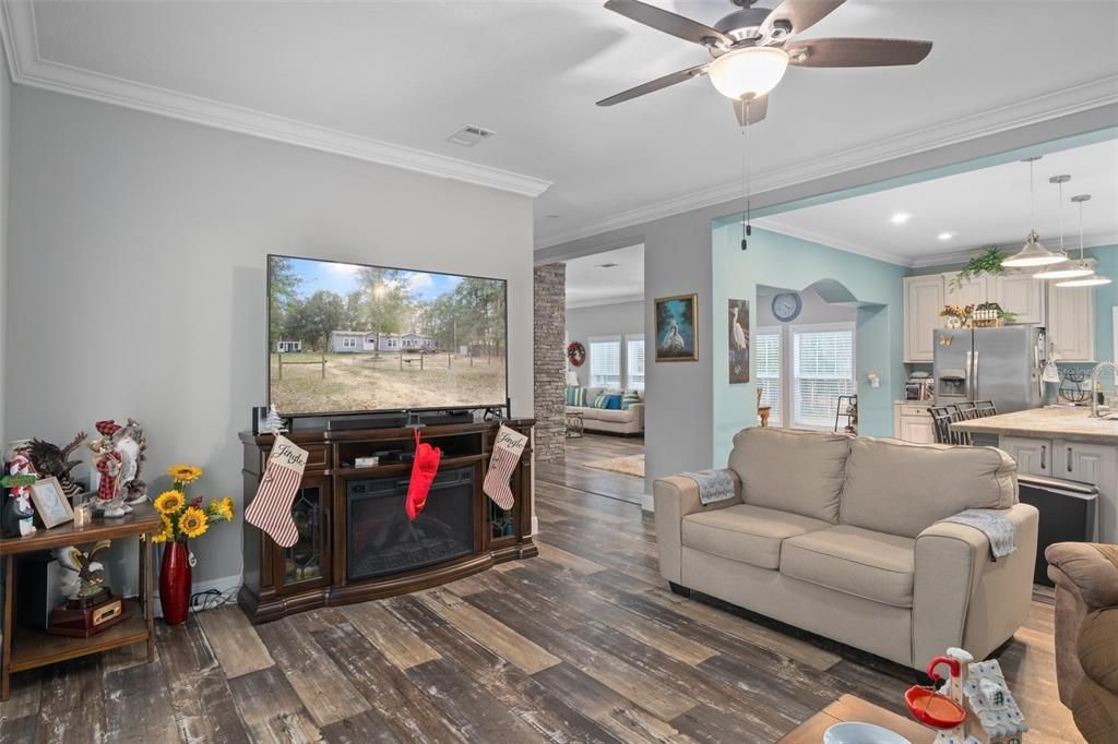 Family Room w/French Doors